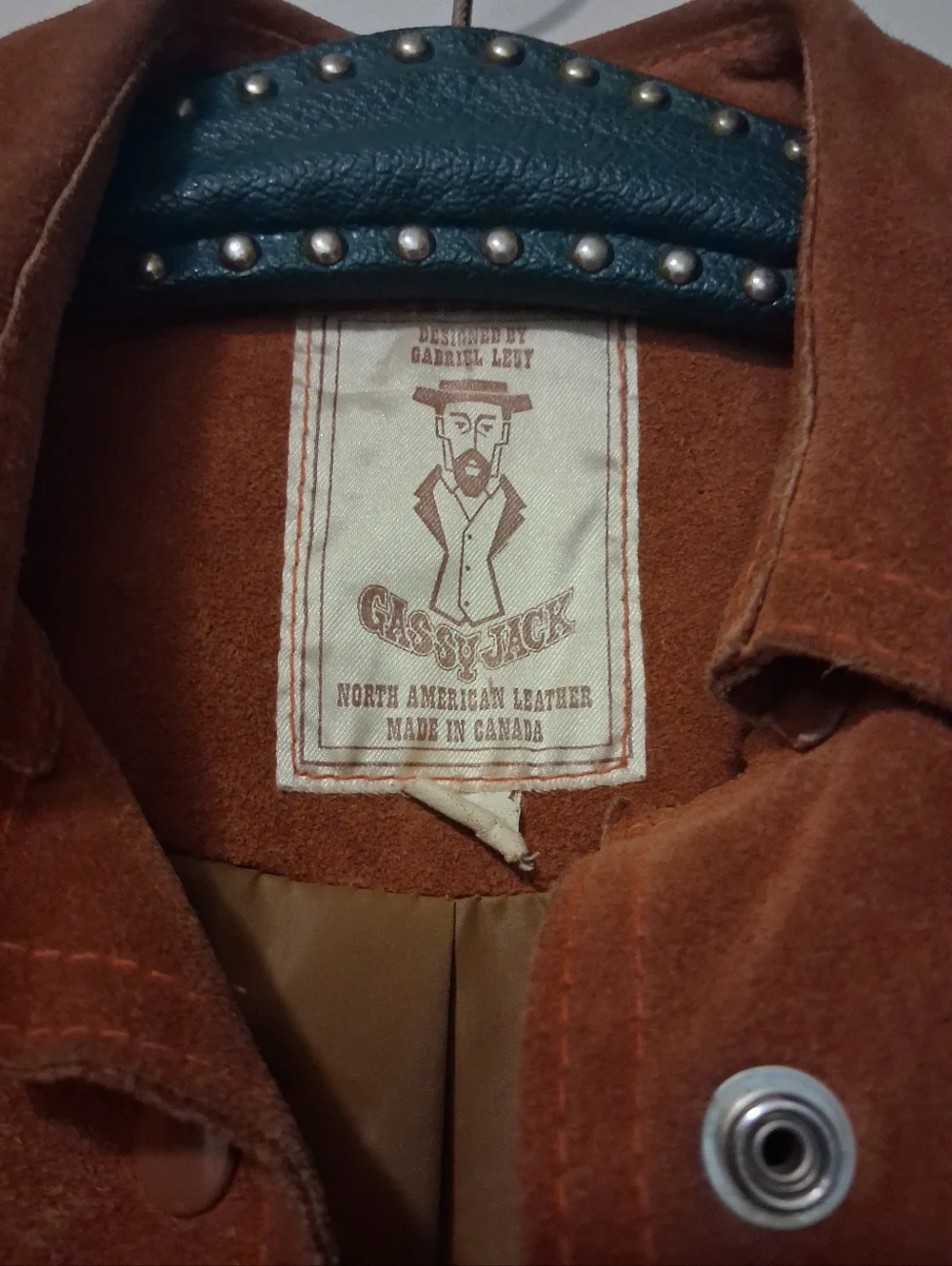 Gassy Jack Women’s Suede Jacket in Rust Brown - Vintage Style - Picture 3 of 9
